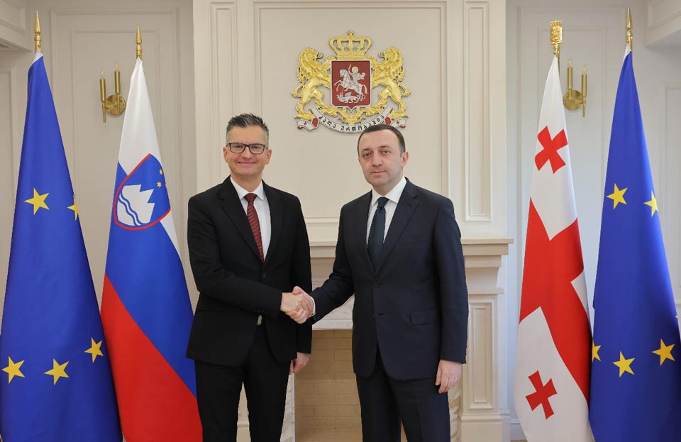 PM meets meets Slovenian Defense Minister