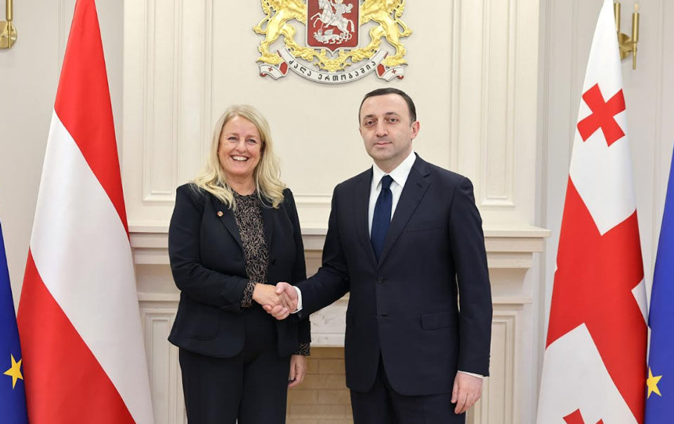 Ираклий Гарибашвили встретился с председателем Федерального совета Австрийской Республики