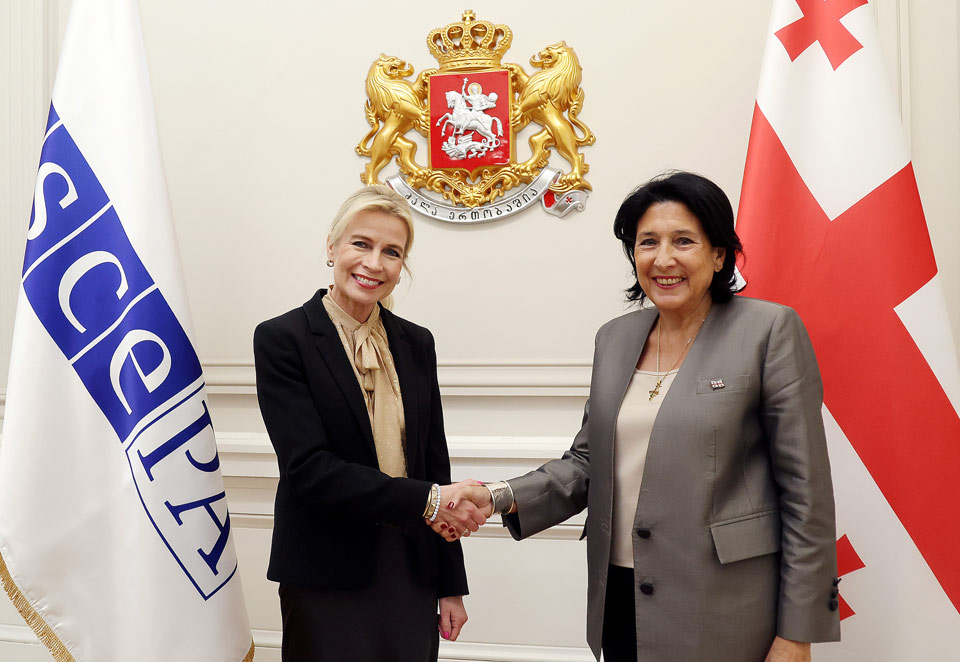 President Zourabichvili meets OSCE PA President