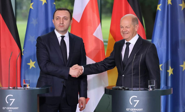 Georgian PM, German Chancellor hold phone talk