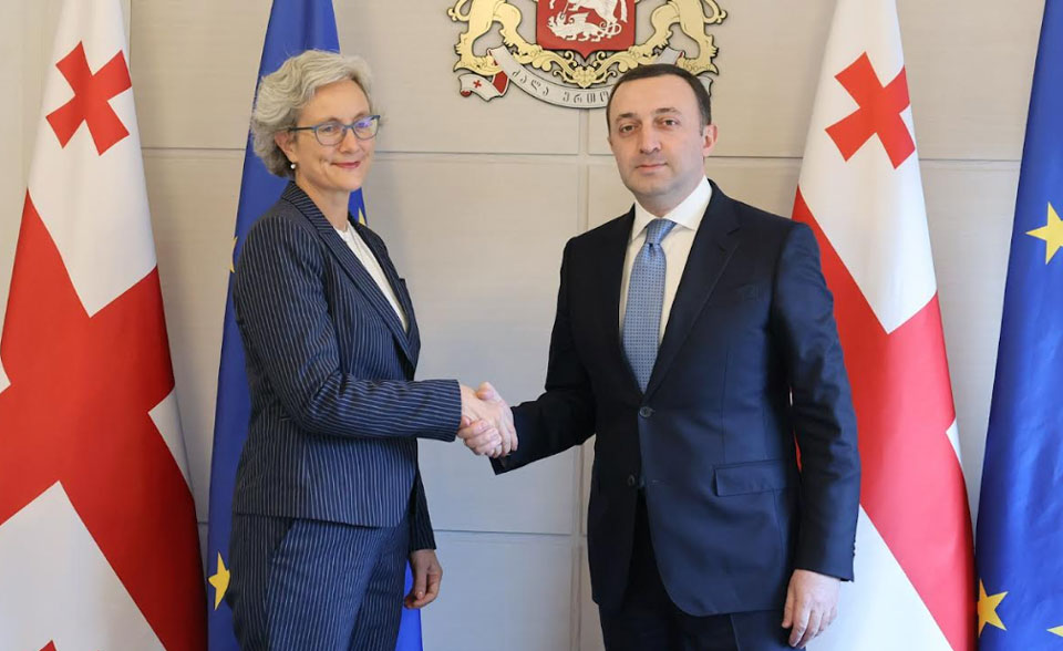 Ираклий Гарибашвили встретился с новым послом Королевства Норвегия в Грузии