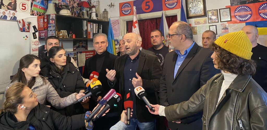 UNM Tbilisi Office chairs demand Levan Khabeishvili's resignation