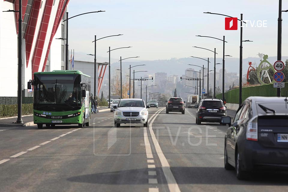 Two-way traffic restored on Tbilisi University Street