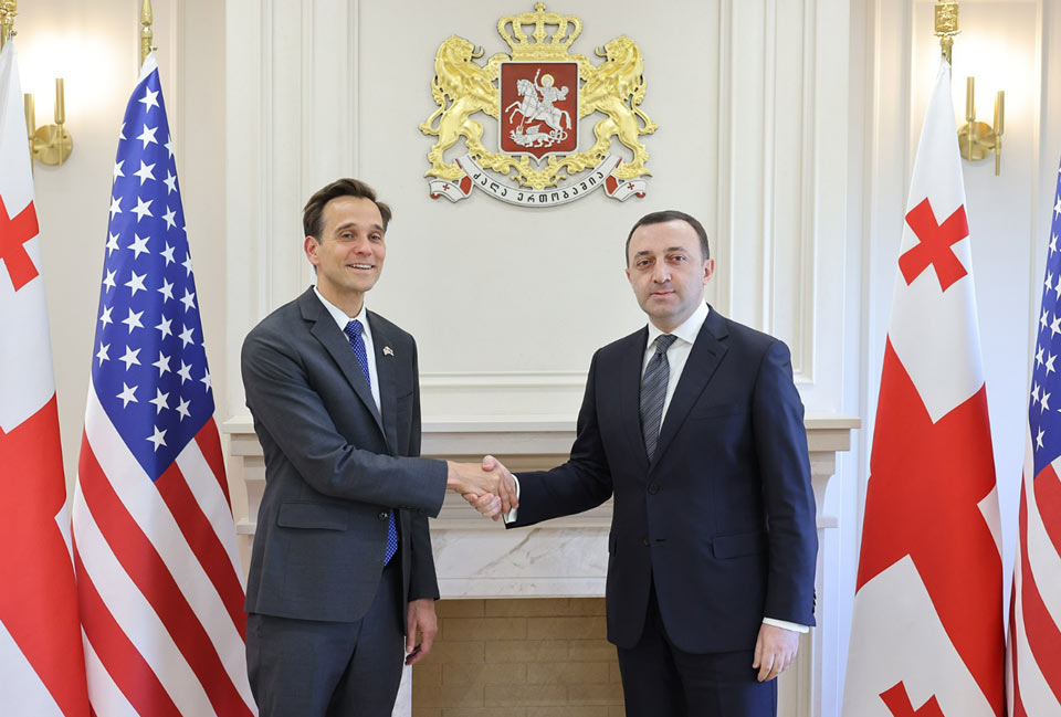 Ираклий Гарибашвили встретился с заместителем помощника госсекретаря США Джошуа Хаком