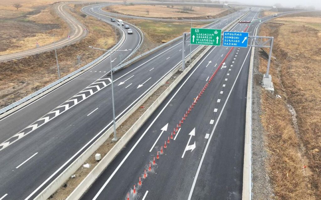 First 4-kilometre-long section of Kakheti Highway opens