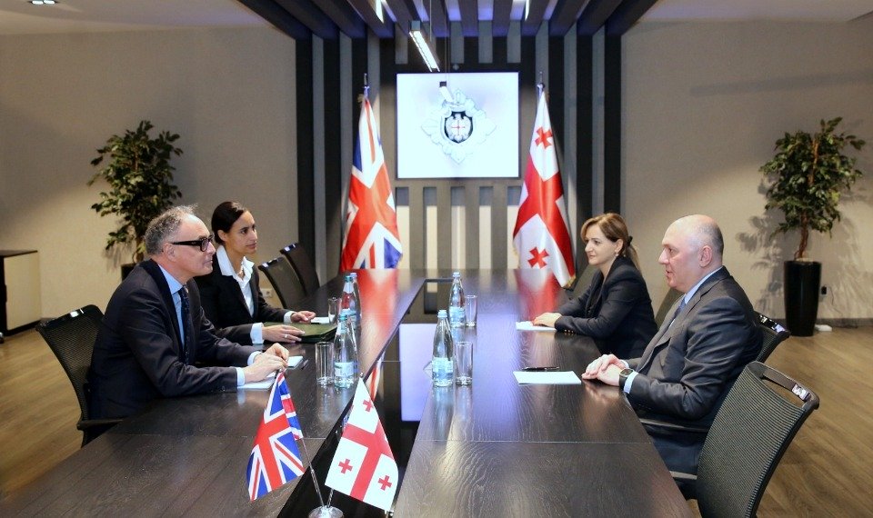 Григол Лилуашвили встретился с послом Великобритании