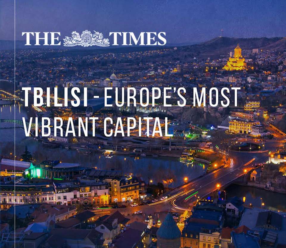 Times: Tbilisi, Europe’s most vibrant capital