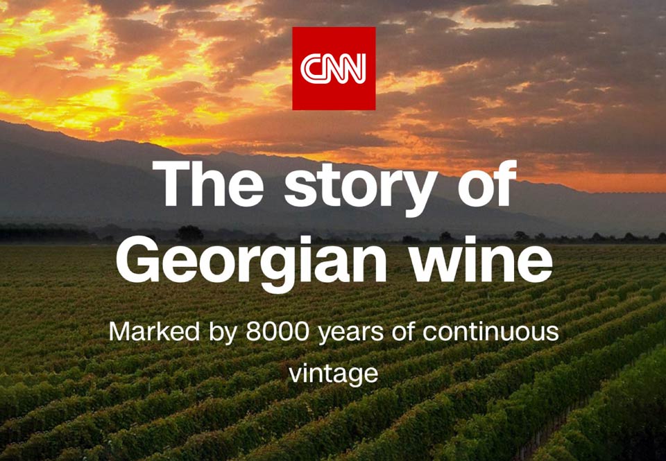 CNN publishes article about Georgian wine