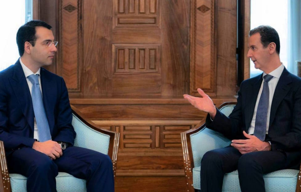 Т.н МИД оккупированной Абхазии - Башар Асад пообещал Иналу Ардзинба помочь Абхазии добиться признания арабскими странами