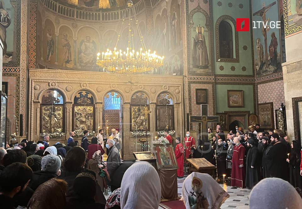 Solemn service commemorates Catholicos-Patriarch Ilia II Enthronement at Sioni cathedral