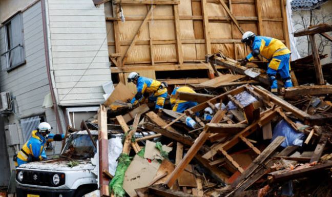Число погибших в результате землетрясения в Японии возросло до 84 человек