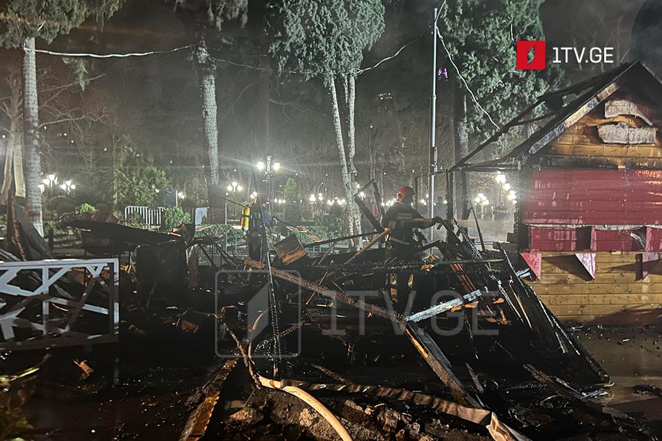 Orbeliani meydanında çıxan yanğın hazırda söndürülüb