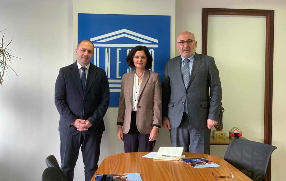 MP Givi Mikanadze meets UNESCO's Youth Department Head