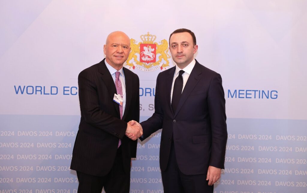 В рамках визита в Давос Ираклий Гарибашвили встретился с исполнительным председателем компании Koç Holding