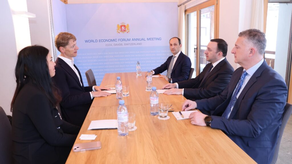 Ираклий Гарибашвили обсудил с главой компании "Maersk" деятельность "APM Terminals" в Грузии и перспективы дальнейшего сотрудничества
