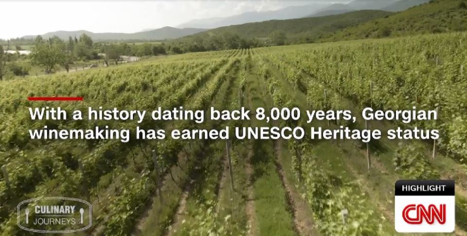 CNN shoots two videos about Georgian wine