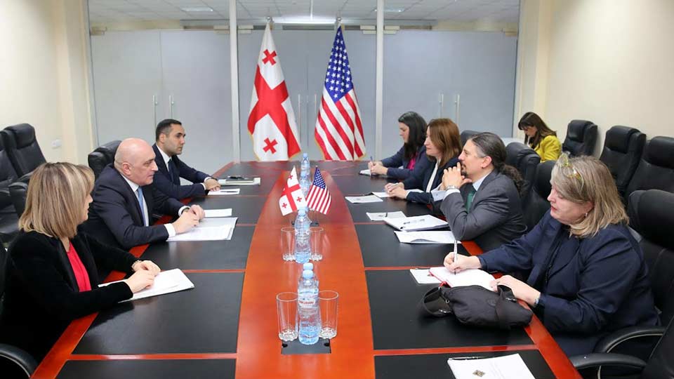 Алекси Батиашвили встретился с координатором Госдепартамента США по борьбе с глобальной коррупцией