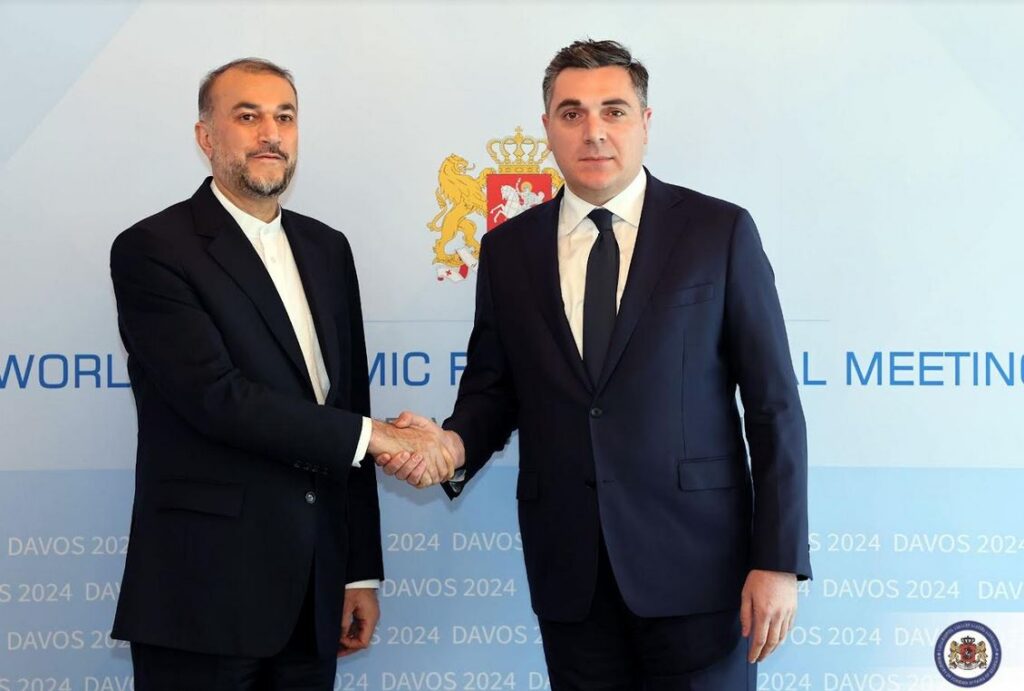Илия Дарчиашвили встретился с министром иностранных дел Ирана