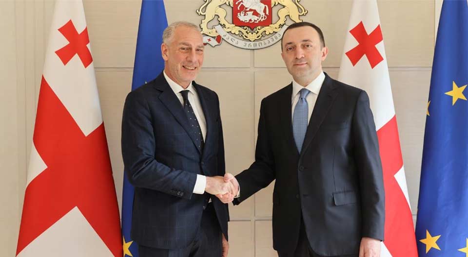 Ираклий Гарибашвили встретился с послом Италии в Грузии