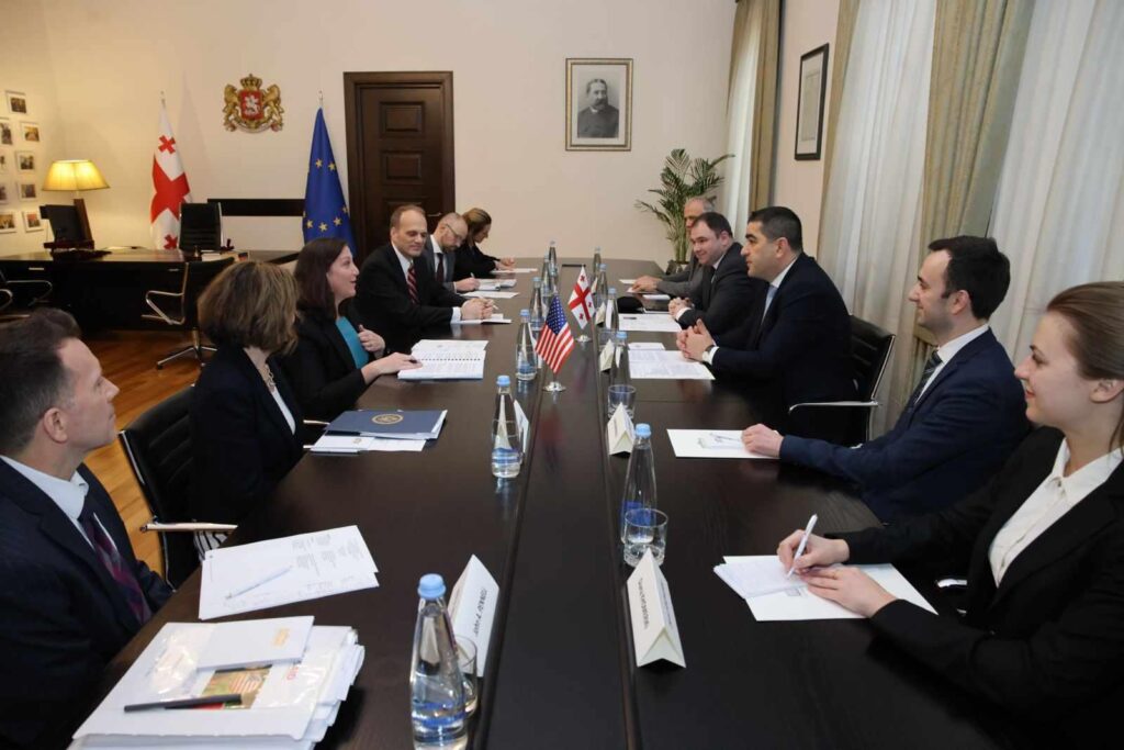 Şalva Papuaşvili ABŞ-ın Beynəlxalq İnkişaf Agentliyinin administratorunun köməkçisi ilə görüşüb