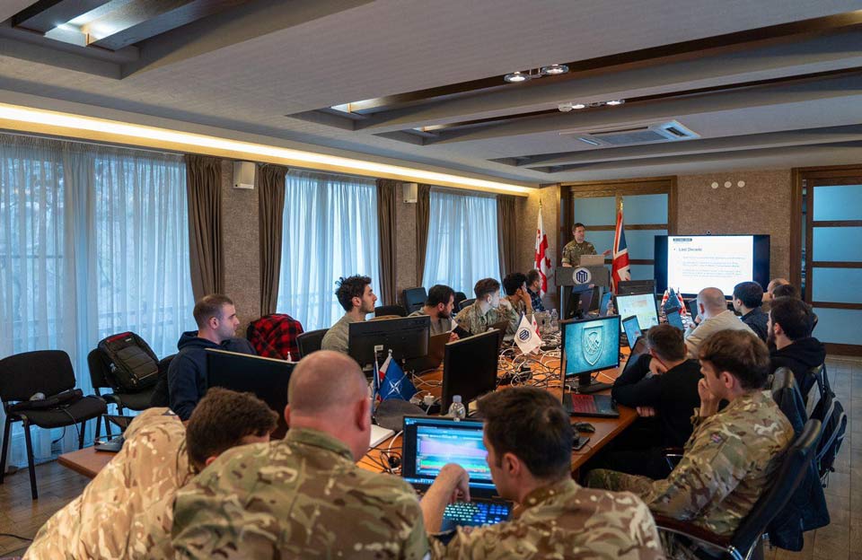 Завершились совместные кибер-учения Грузии и Великобритании