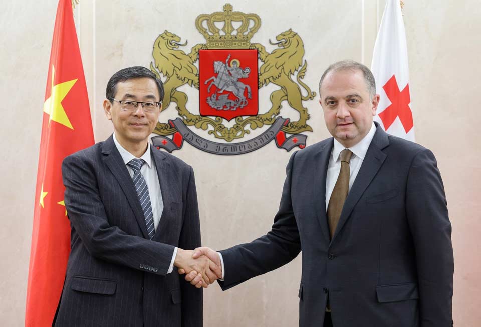 Georgian Defence Minister hosts Chinese Ambassador