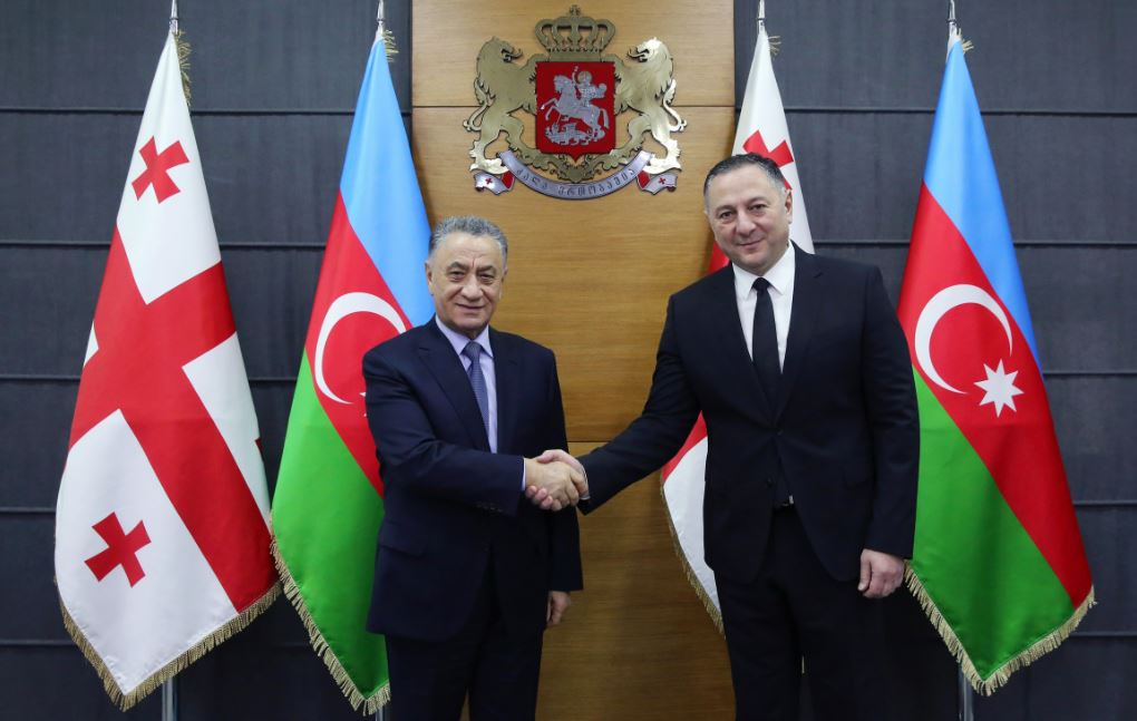 Вахтанг Гомелаури встретился с секретарем Совета безопасности Азербайджанской Республики