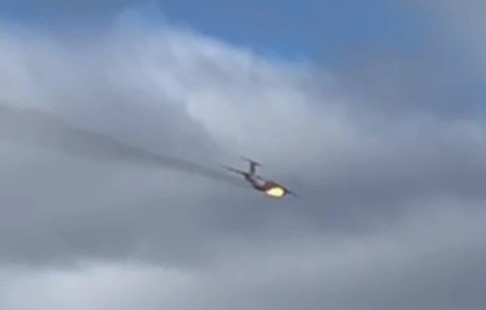 В Ивановской области России разбился военно-транспортный самолет Ил-76