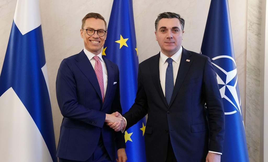 Georgian FM meets Finnish President
