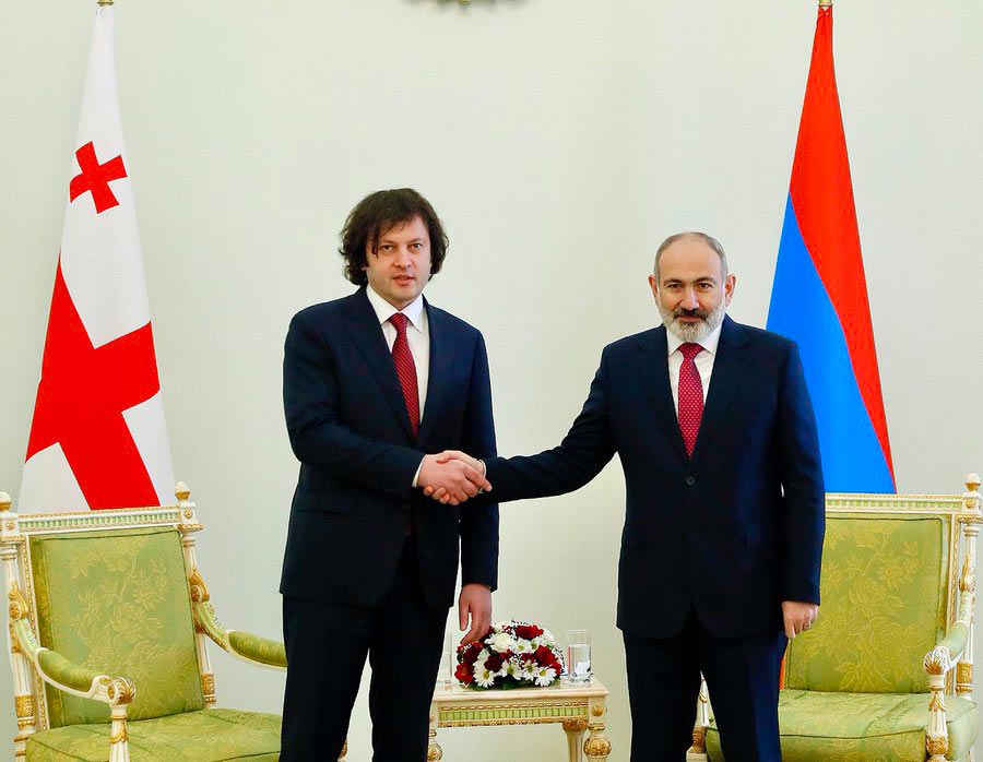 Никол Пашинян - В ходе встречи с премьер-министром Грузии мы договорились развивать экономические, торговые и культурные связи
