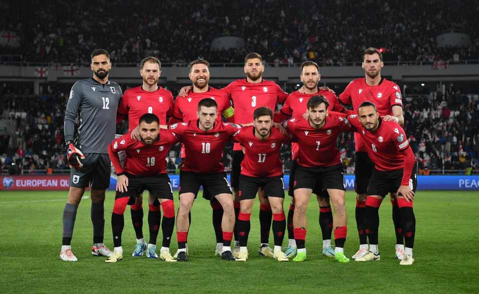 Сборная Грузии поднялась на две позиции в рейтинге ФИФА