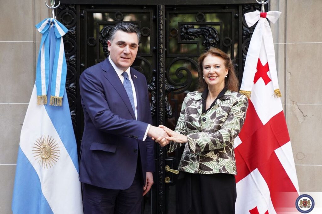 Georgian FM meets Argentinian counterpart