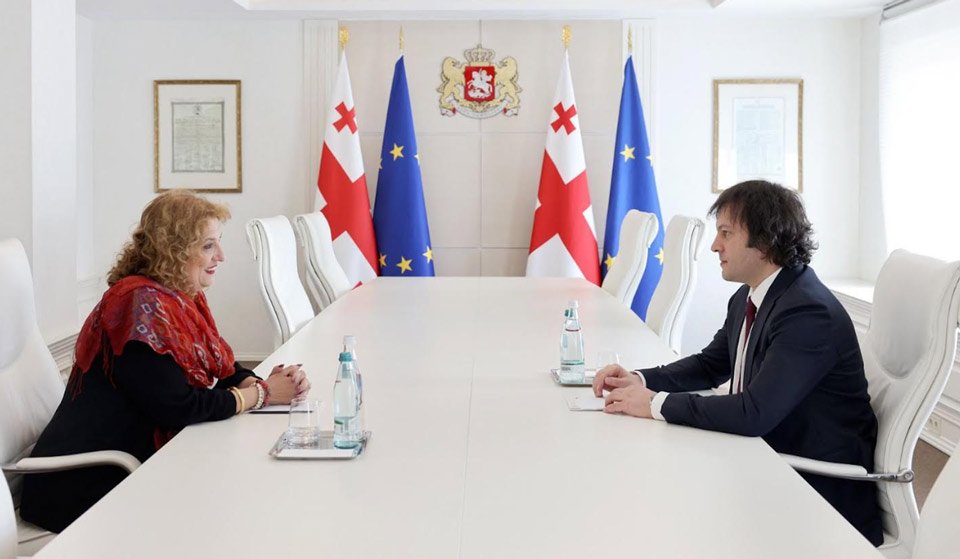 Վրաստանի վարչապետը հանդիպել է Էստոնիայի դեսպանի հետ