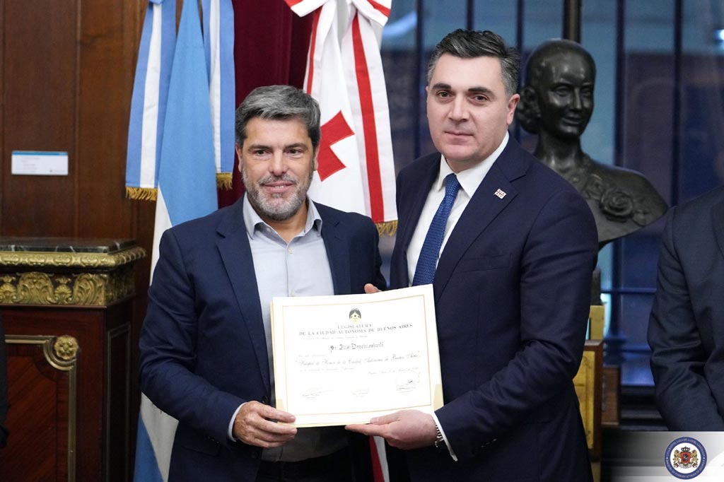 Илья Дарчиашвили удостоен титула почетного гостя Буэнос-Айреса