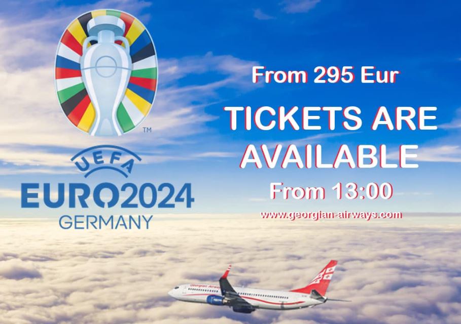 Georgian Airways announces ticket sales for Euro 2024 flights