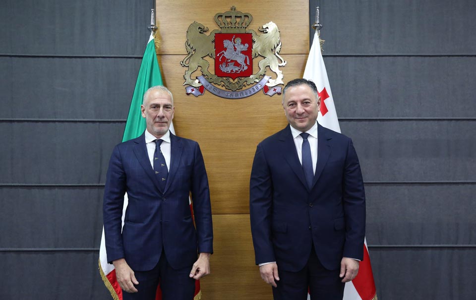 Interior Minister meets Italian Ambassador