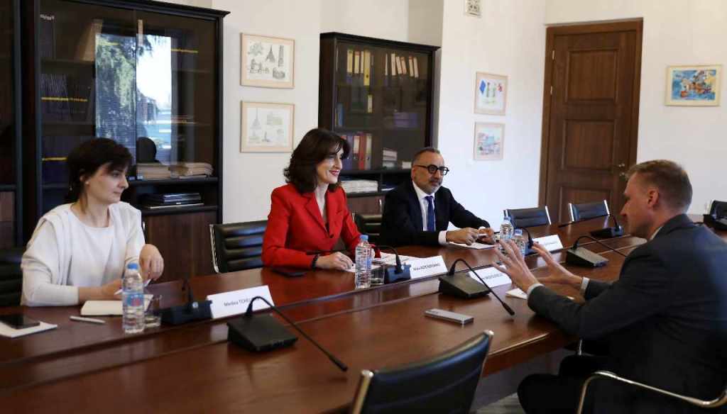 Maka Bochorişvili Gürcüstanda Avropa Biznes Assosiasiyasının prezidenti ilə görüşüb