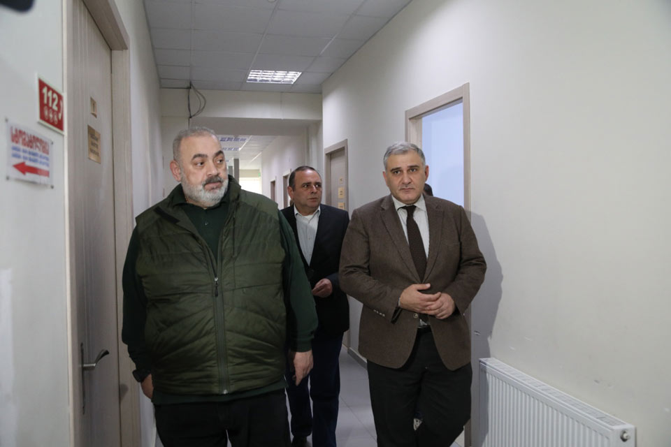 Mixeil Sarcveladze Veteranların Kliniki Xəstəxanasına baxış keçirib