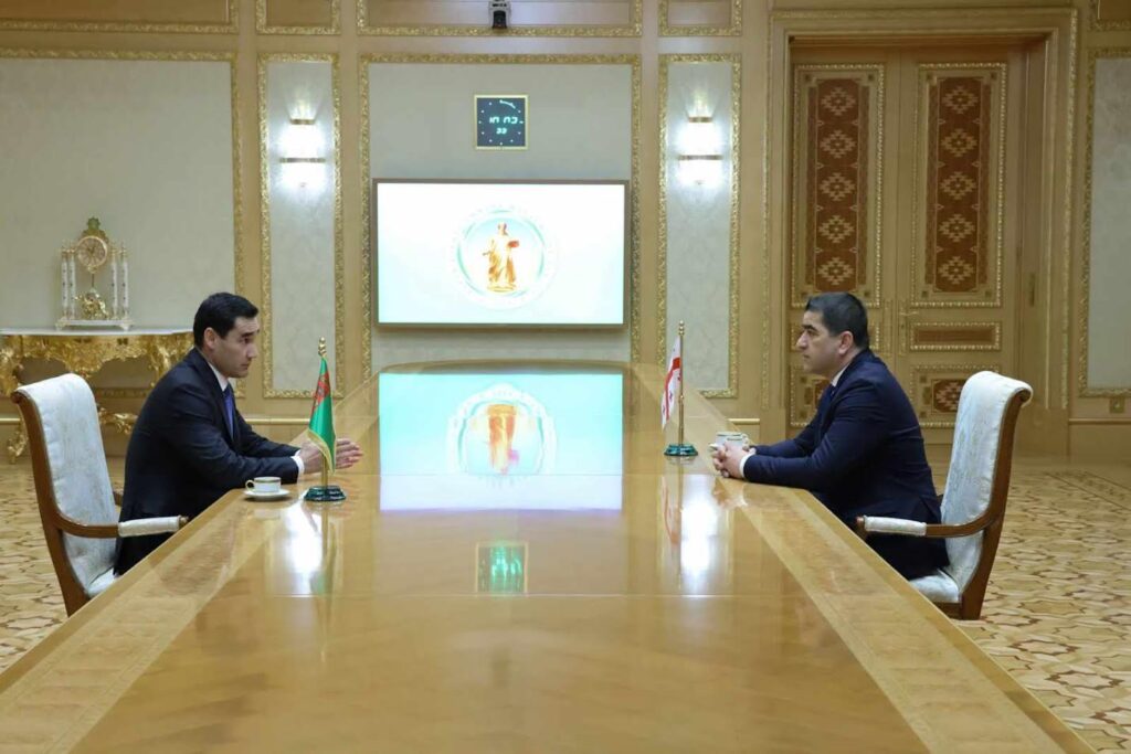 Шалва Папуашвили встретился с президентом Туркменистана