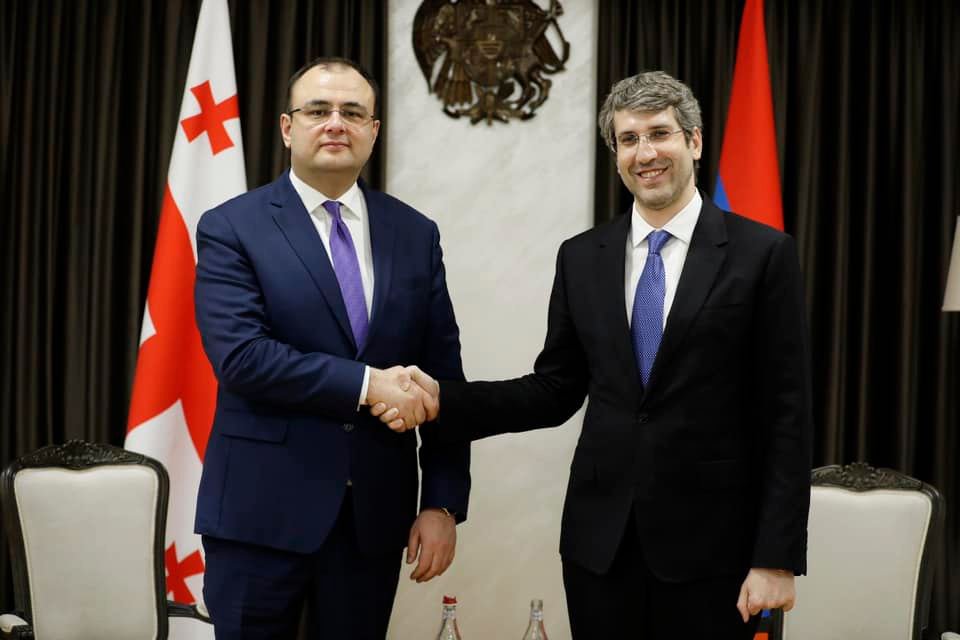 Georgian Justice Minister meets his Armenian counterpart