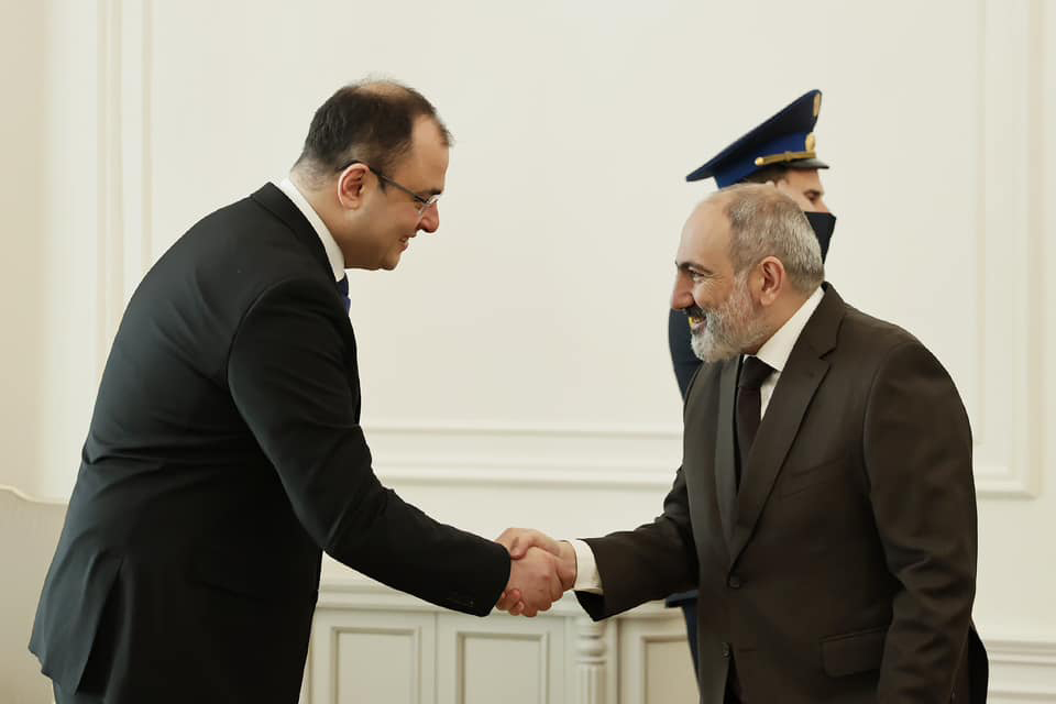 Justice Minister meets Armenian PM