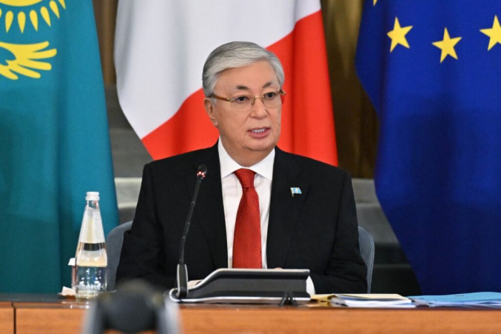 President of Kazakhstan congratulates Georgian football team on qualifying for Euro 2024