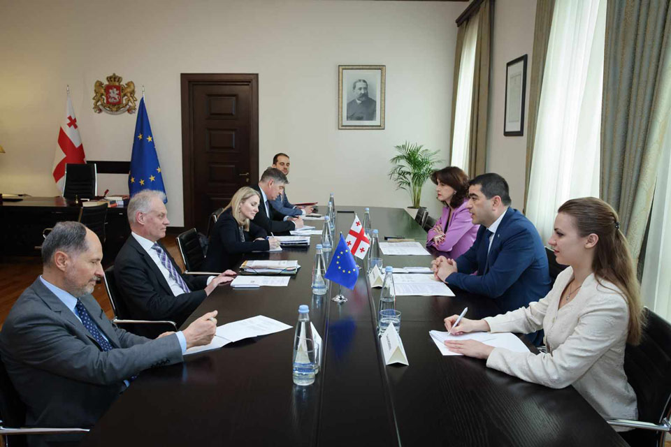 Шалва Папуашвили встретился с гендиректором Еврокомиссии  по вопросам соседства и переговоров о расширении