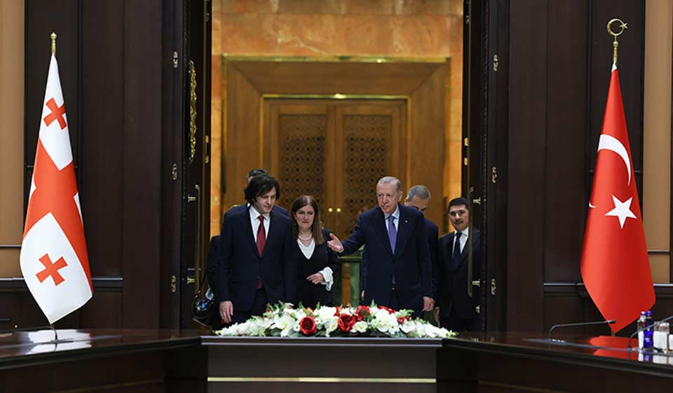 Συνάντηση πρωθυπουργού της Γεωργίας και Τούρκου προέδρου στην Άγκυρα
