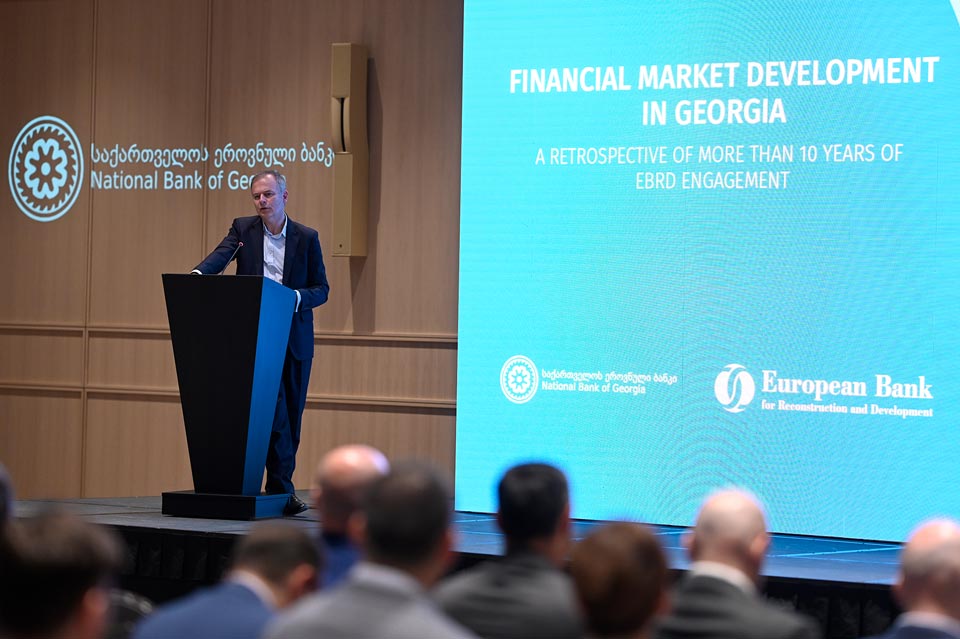 EBRD Treasurer points at Georgia's open economy top-class achievements