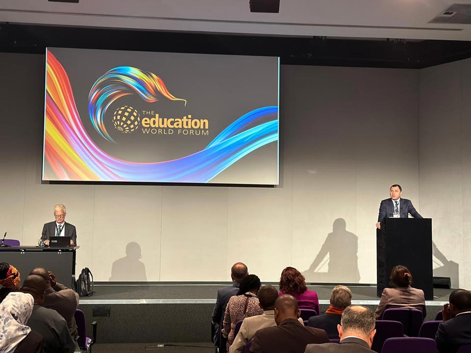 Education Minister addresses Education World Forum in London