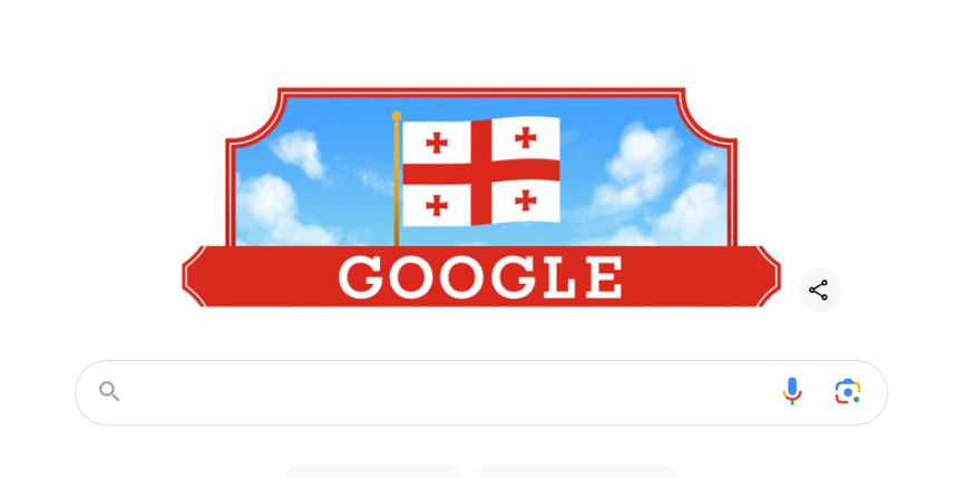 «Google» поздравляет Грузию с Днем независимости