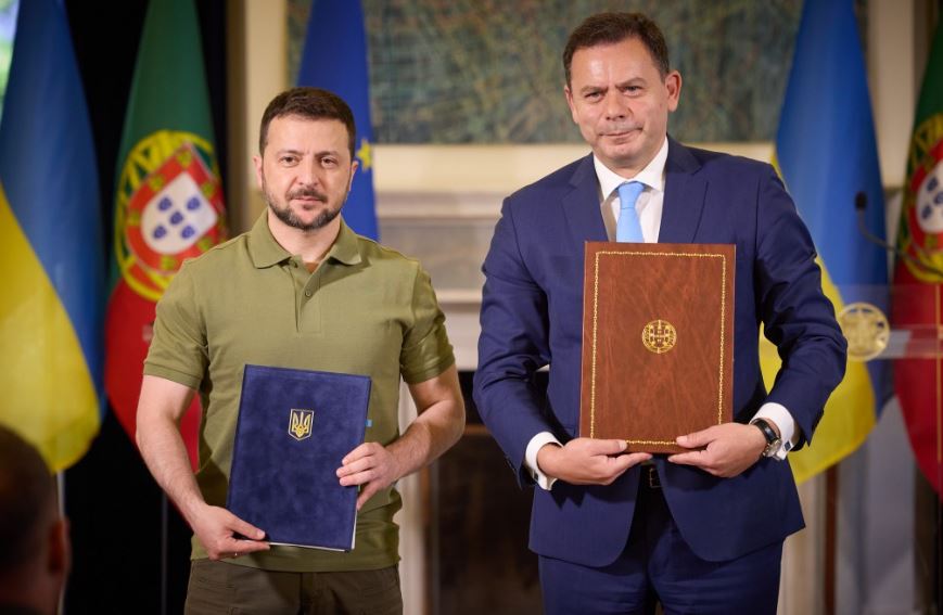 Ukrayna və Portuqaliya ikitərəfli təhlükəsizlik sazişi imzalayıblar