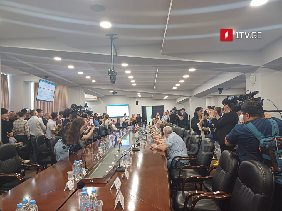 Zugdidi City Assembly meeting disrupted