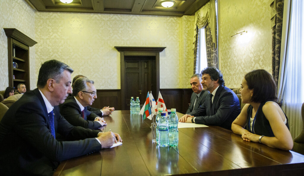 Каха Каладзе встретился с мэрами Баку и Гянджи